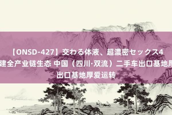 【ONSD-427】交わる体液、超濃密セックス4時間 构建全产业链生态 中国（四川·双流）二手车出口基地厚爱运转